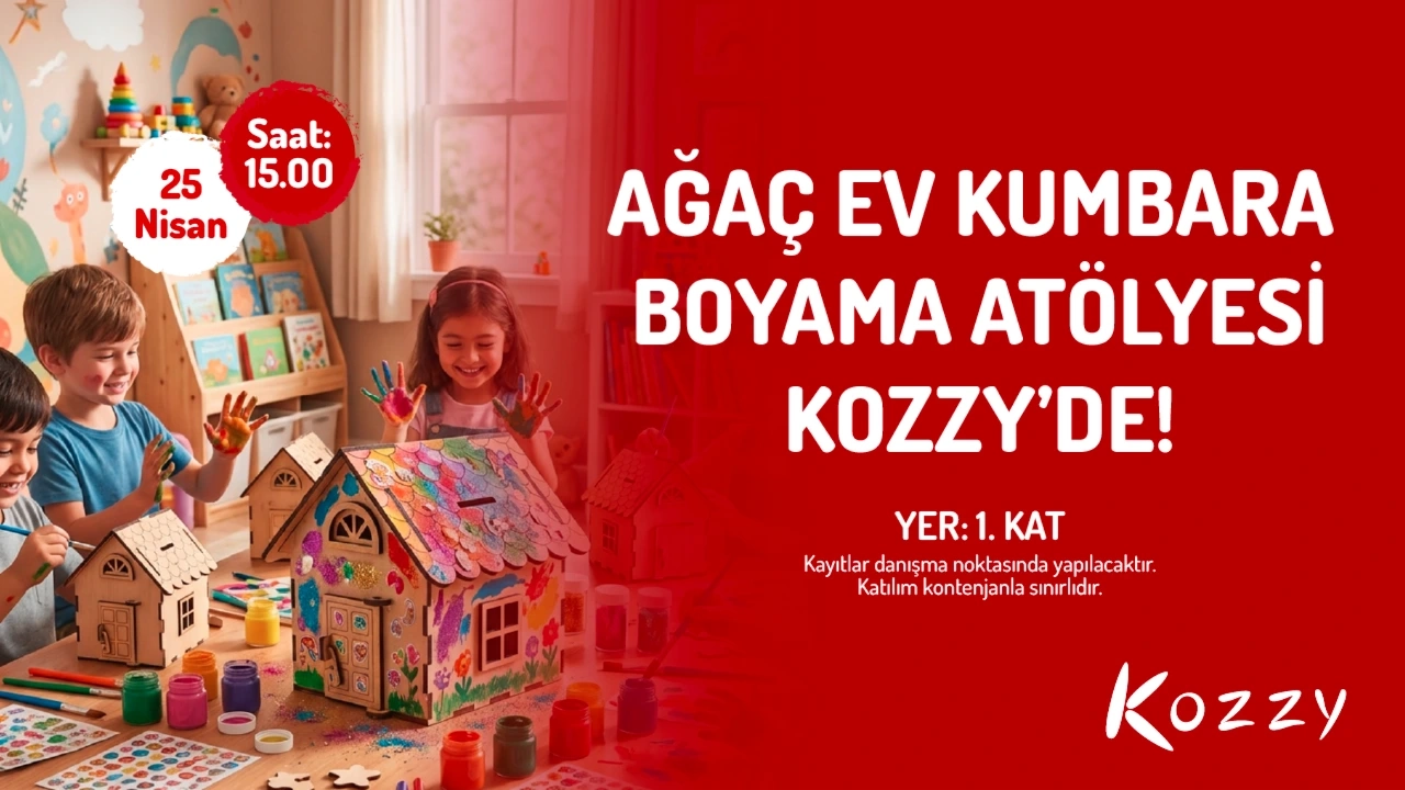 Treehouse Shaped Piggy Bank Painting Workshop