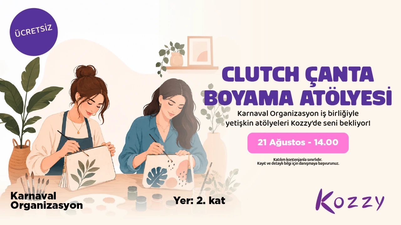 Clutch Çanta Boyama Atölyesi