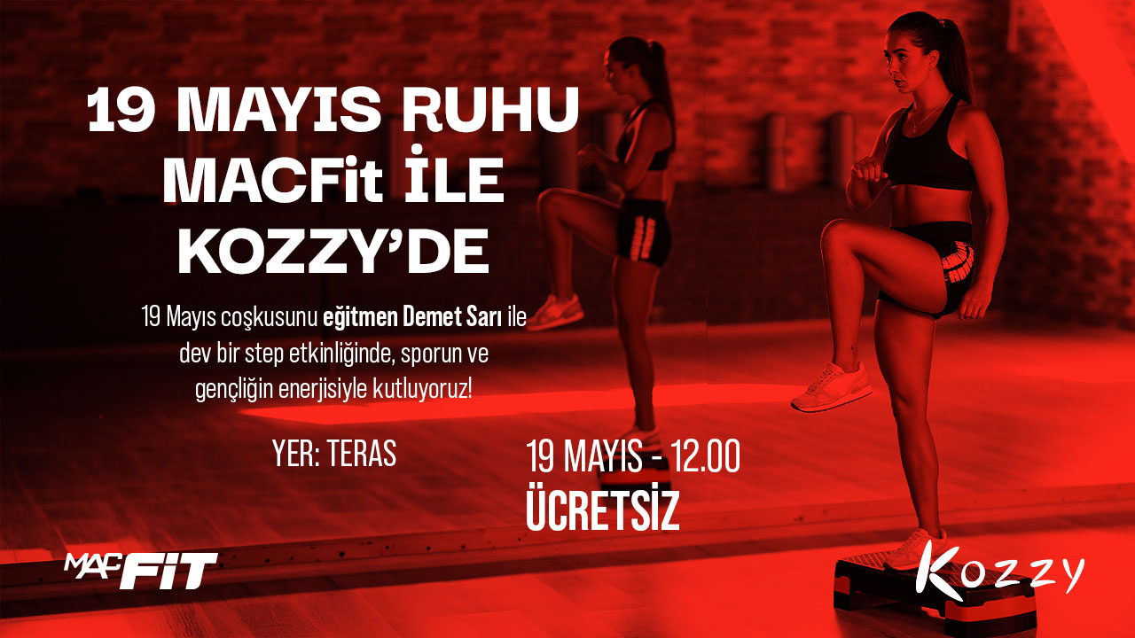 19 Mayıs Terasta Step Etkinliği