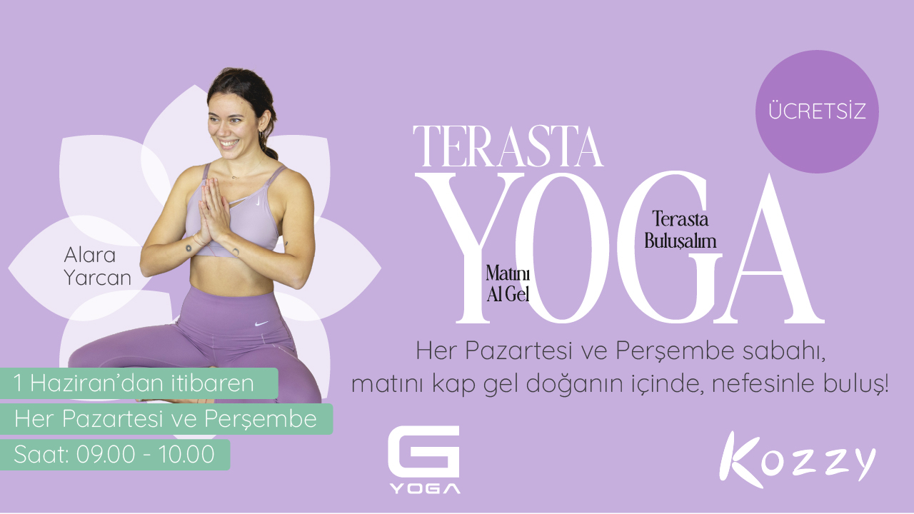Terasta Yoga Etkinliği Başlıyor!
