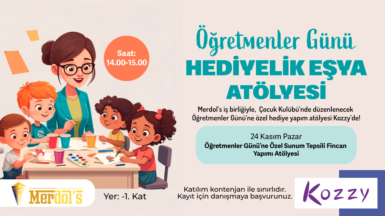 Öğretmenler Günü Hediyelik Eşya Atölyesi