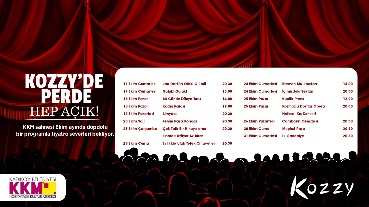 October Theatre Schedule!