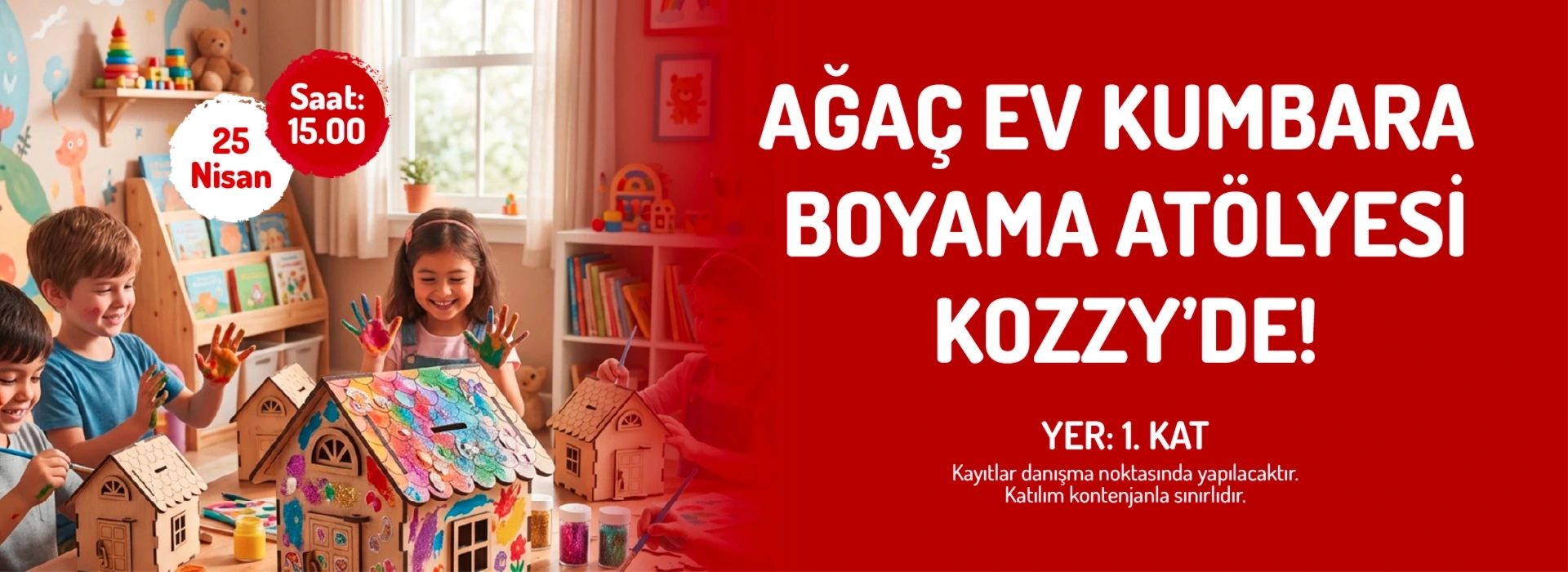 Ağaç Ev Kumbara Boyama Atölyesi 