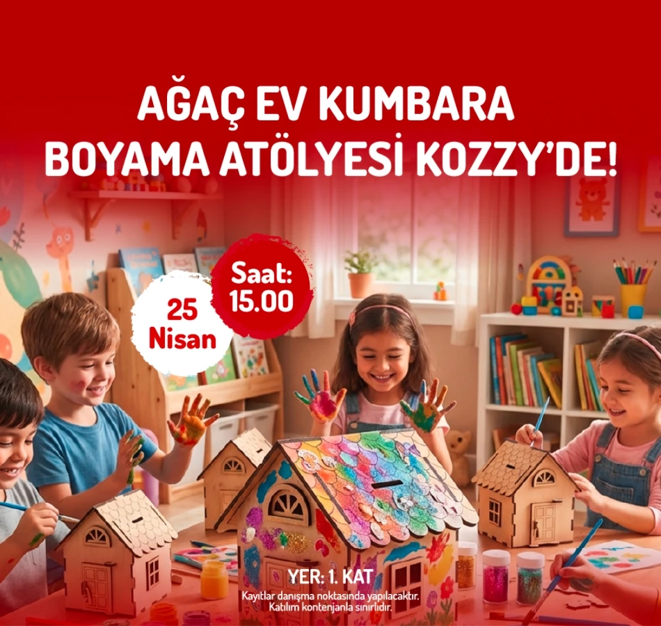 Ağaç Ev Kumbara Boyama Atölyesi 
