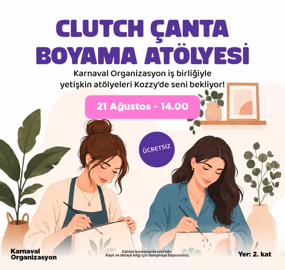 Clutch Çanta Boyama Atölyesi 