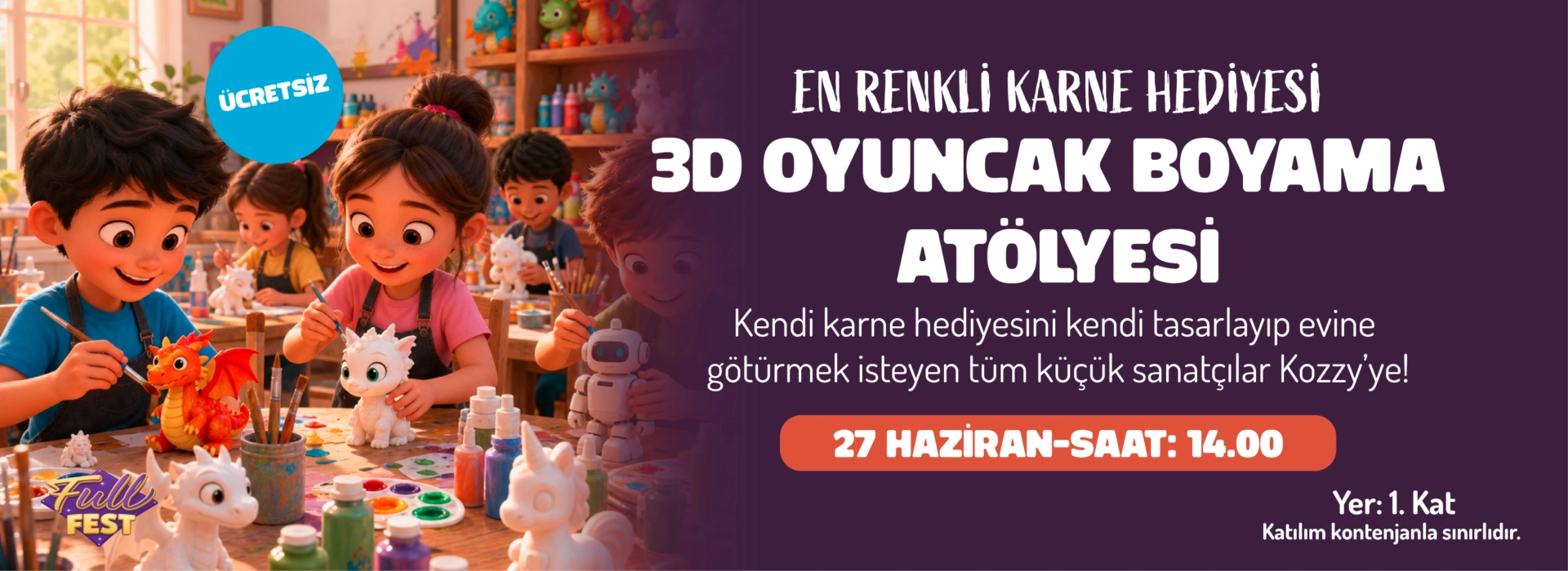 3D Figüre Toy Painting Workshop 