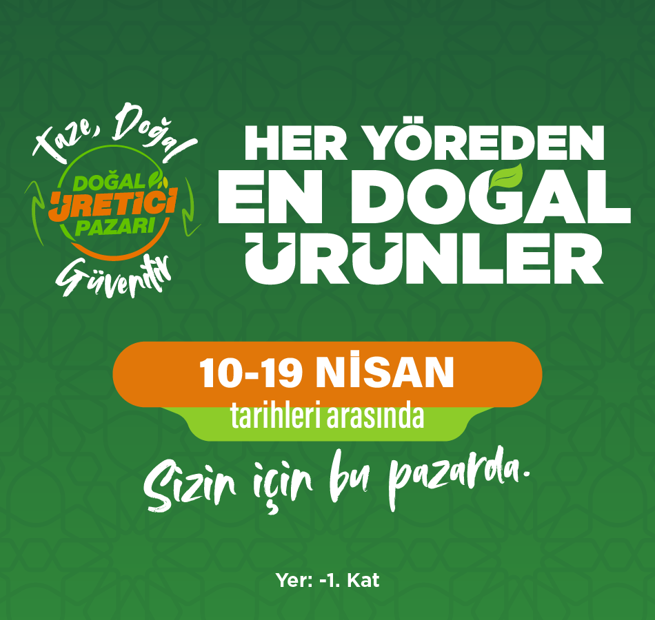 Doğal Üretici Pazarı Kozzy' de!