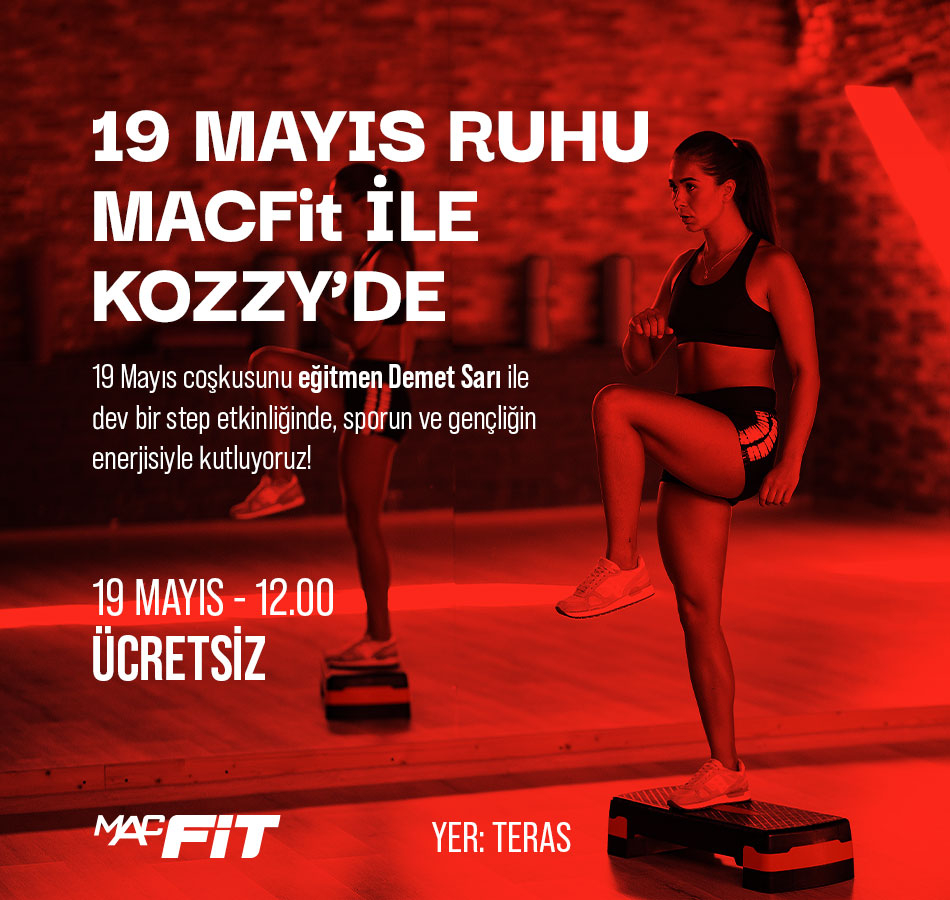 19 Mayıs Terasta Step Etkinliği