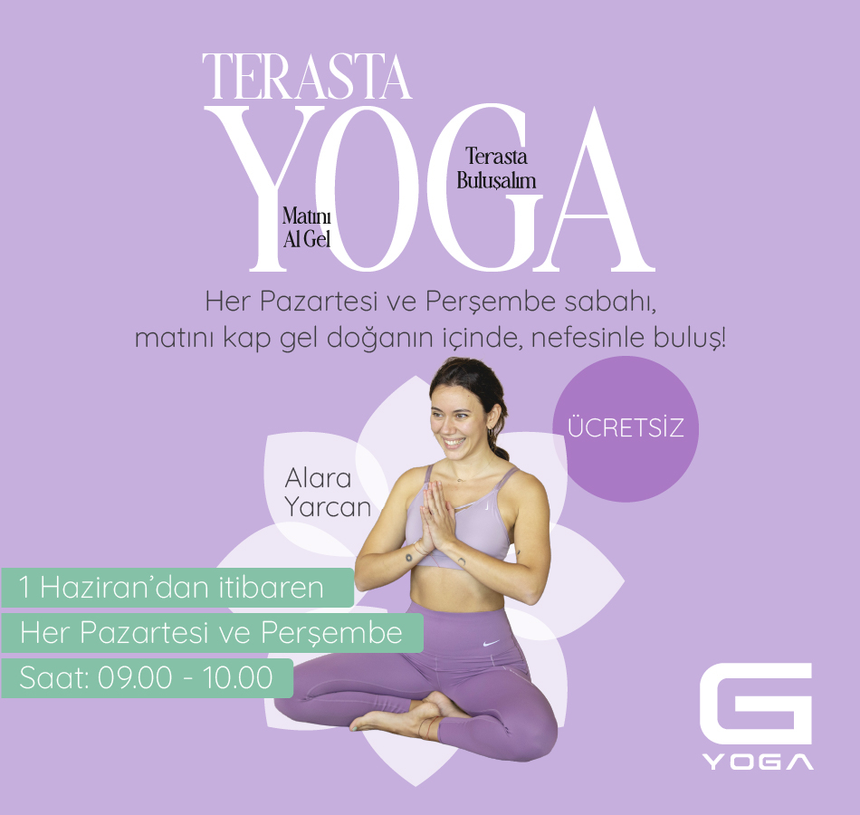 Terasta Yoga Etkinliği Başlıyor!