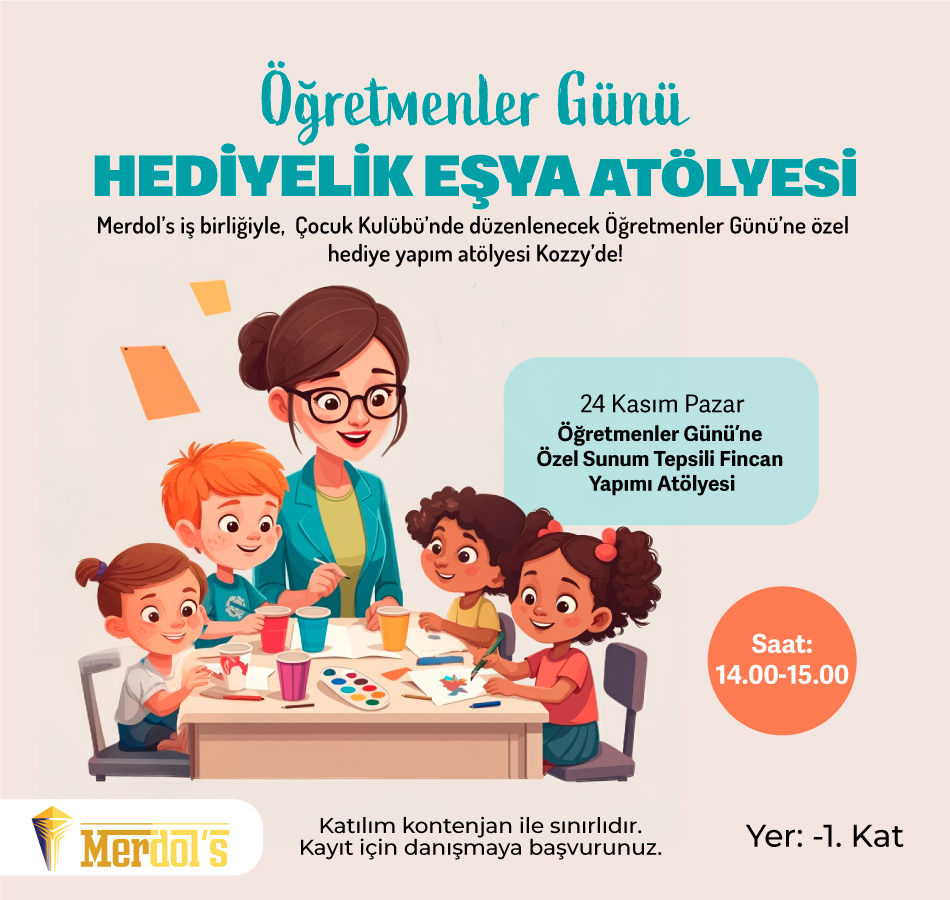 Öğretmenler Günü Hediyelik Eşya Atölyesi