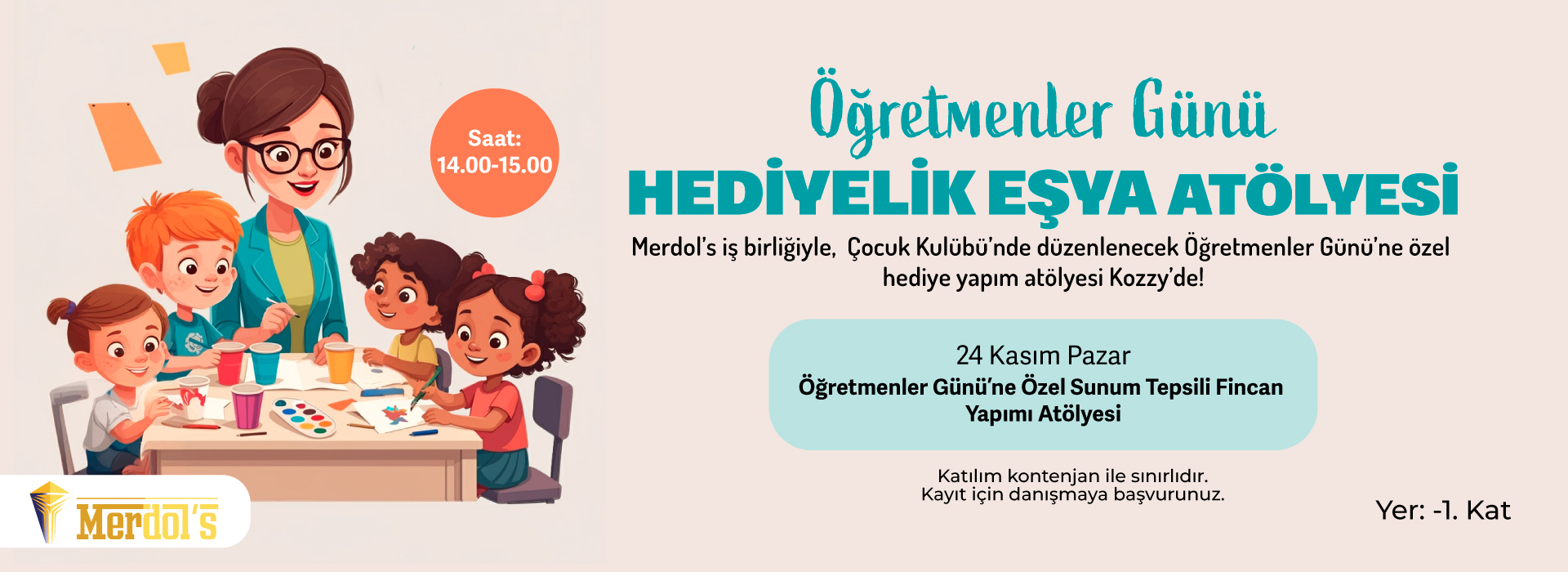 Öğretmenler Günü Hediyelik Eşya Atölyesi