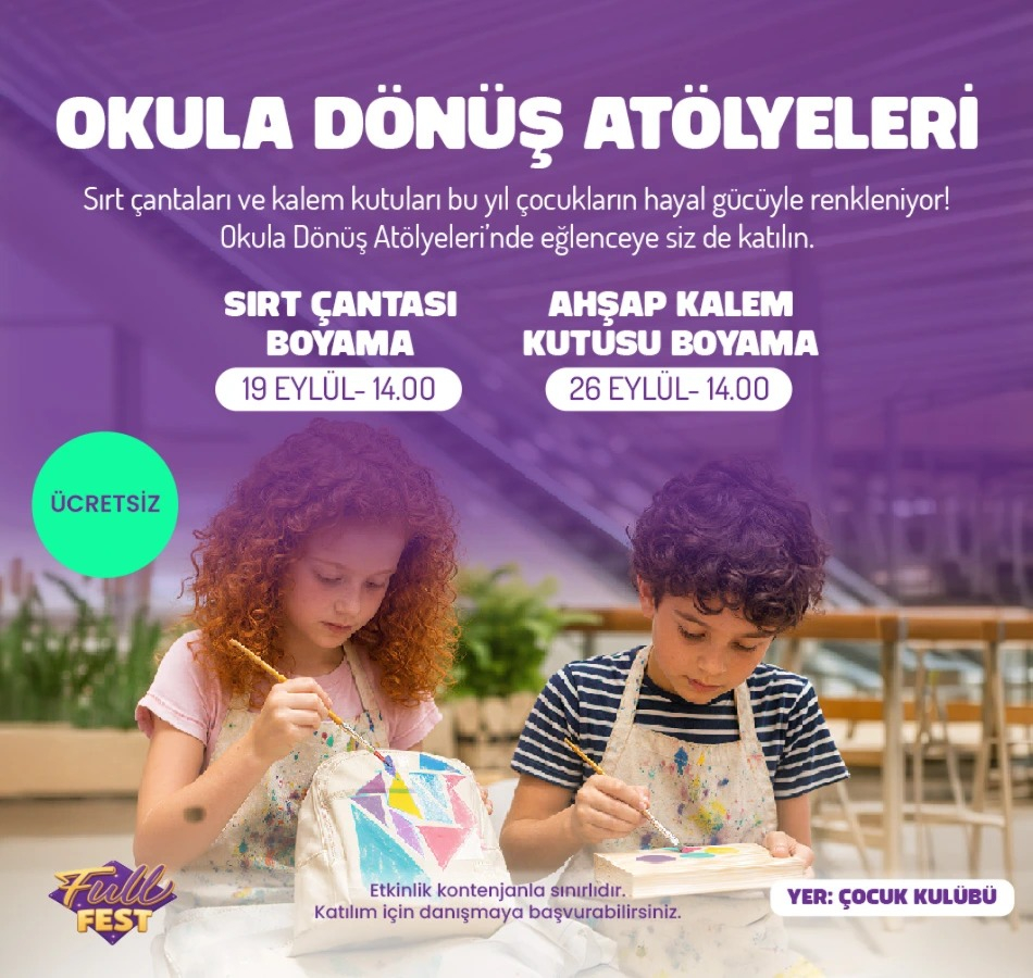 Okula Dönüş Atölyeleri